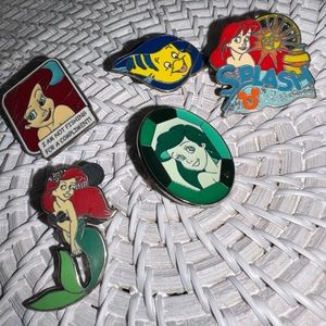Disney Trading Pin : Ariel set